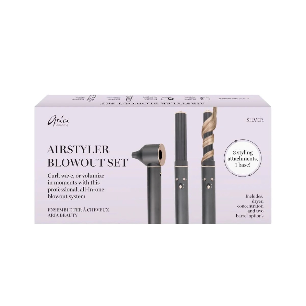 Aria AIRSTYLER argenté – Image 2